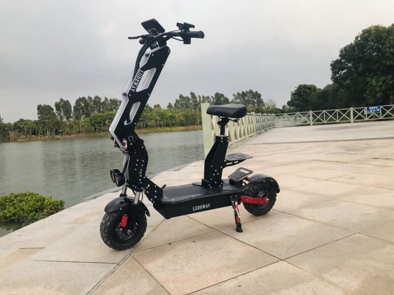 kick scooter with seat for adults