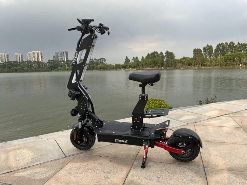 electric scooter with seat for heavy adults